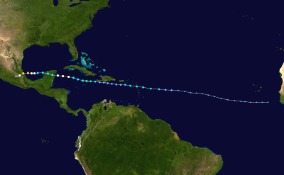 GRACE Historical Hurricane Path