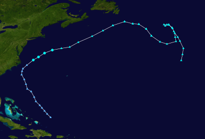 ODETTE Historical Hurricane Path