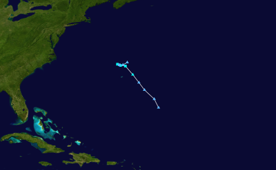 TERESA Historical Hurricane Path